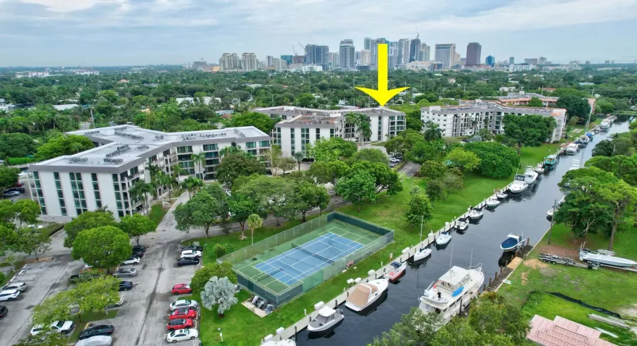 Aerial View River Reach Community looking East toward Downtown FLL ©MWPA2024