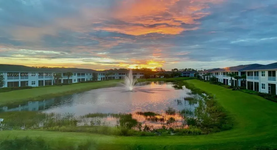 Spectacular lake view from the lanai.