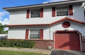 Corner two-story home