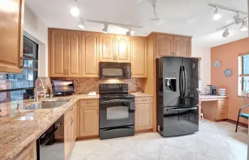 Stylishly updated kitchen