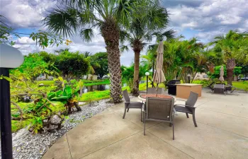 BBQ AND PATIO AREA