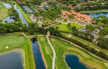 Aerial view of Doral Place