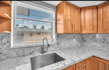 Remodeled kitchen