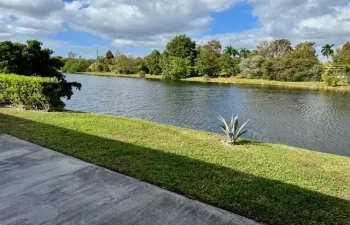 Back yard on lake