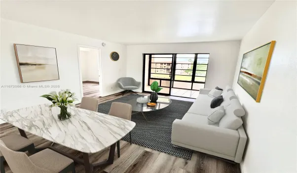 Virtually Staged Living Room