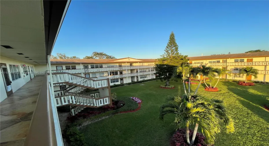 Building view of courtyard