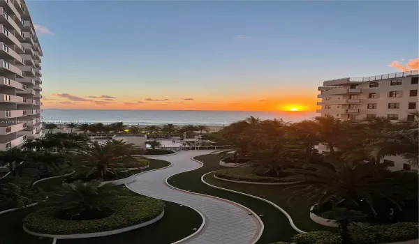 View from Balcony direct east ocean views