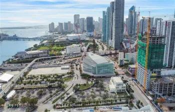 Amazing water & Brickell Views over the Performing Arts Center towards South & East