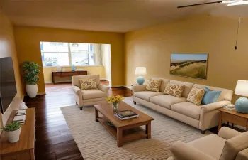 Virtually Staged Livingroom