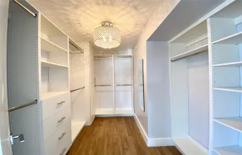 Large walk in closet