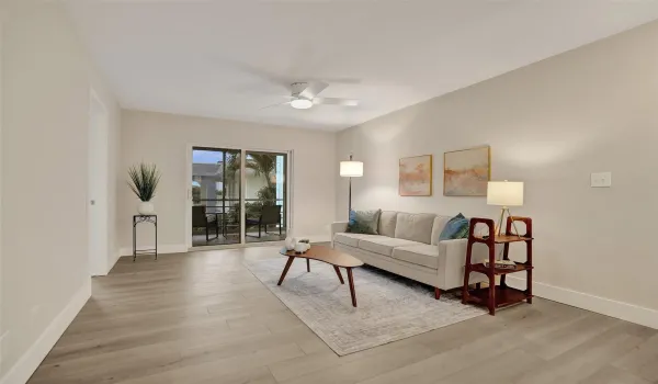 Stunning remodeled corner 2/2 residence.