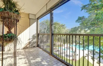 View of Pool from Patio