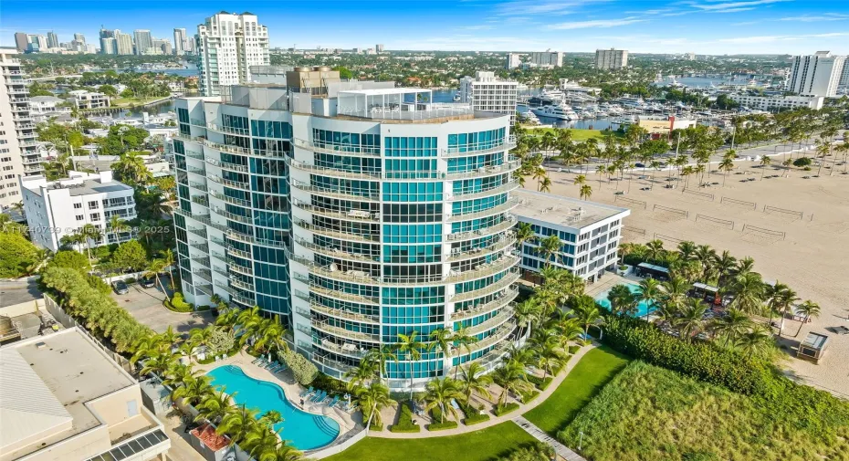 Aerial View of Coconut Grove Residences