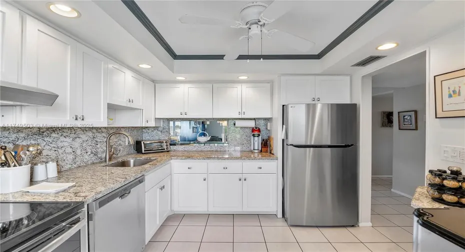 Light and bright remodeled kitchen