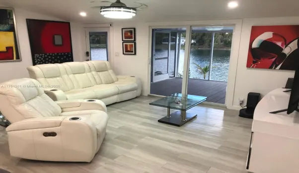 Lake view from Living Room