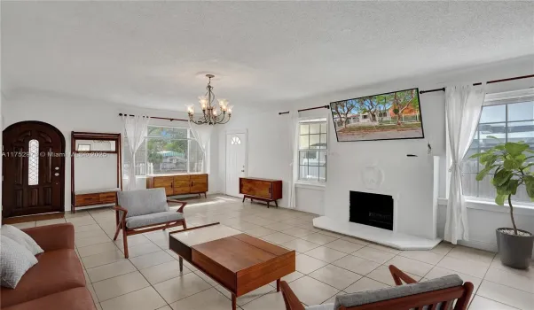 Main House Living Room Digitally Staged