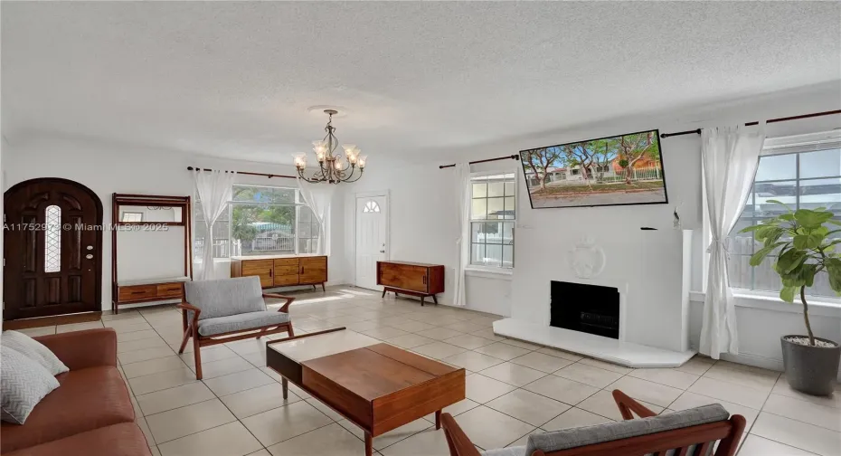 Main House Living Room Digitally Staged