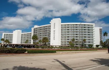 Beautifully renovated building exterior with glass rails, new elevators, new roof & more