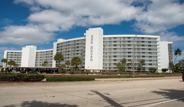 Beautifully renovated building exterior with glass rails, new elevators, new roof & more