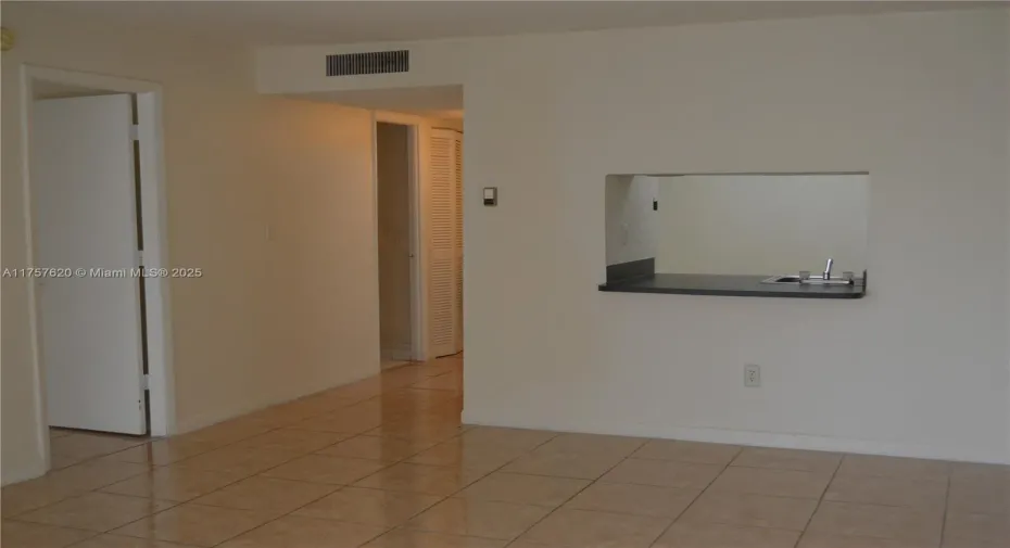 Dinning room / opening to kitchen.