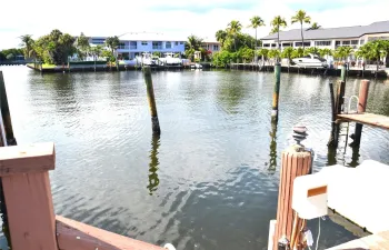 Dock in Ptrivate Inlet in Intercoastal