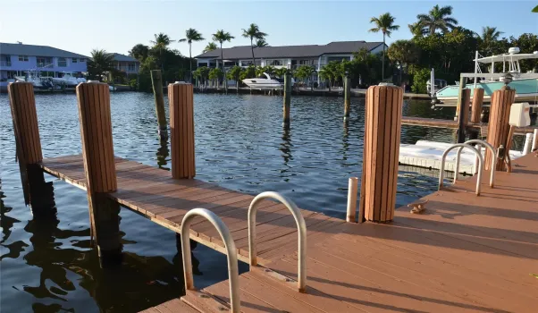Dock in Ptrivate Inlet in Intercoastal