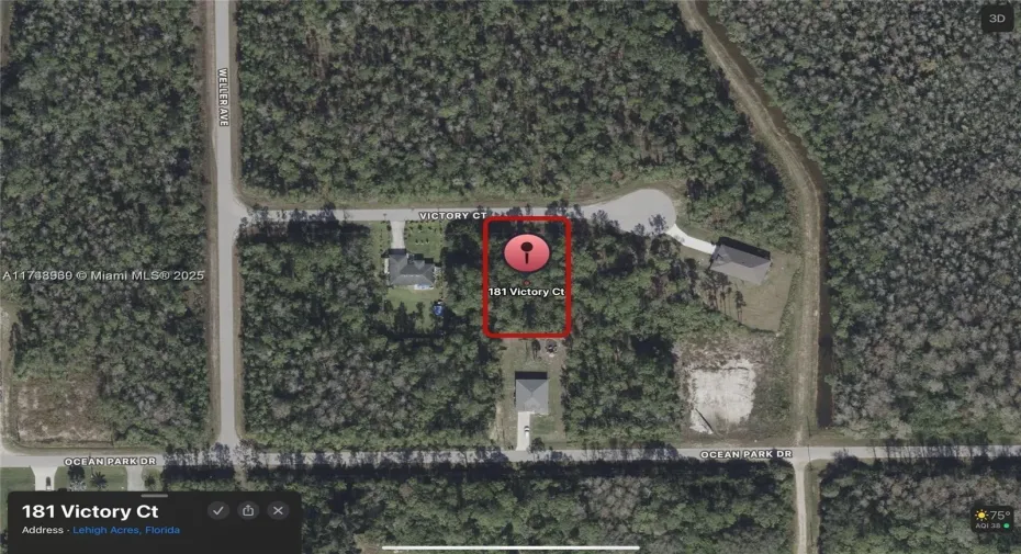 Overhead view