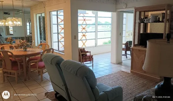 LIVING AND DINING AREA