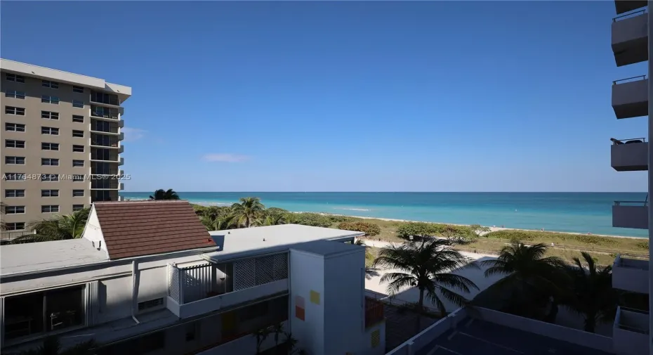 view from balcony