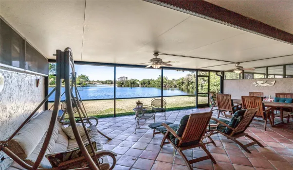 Porch / Backyard Lake Views