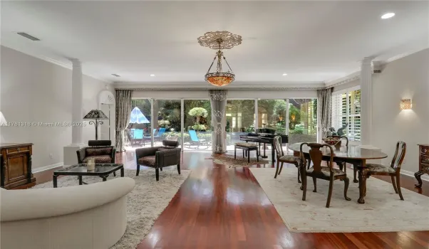 View from front door entrance hall