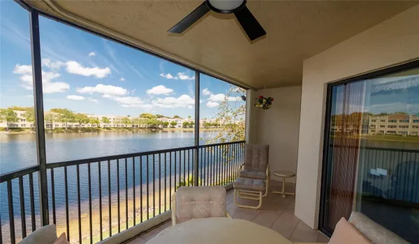 Enjoy your morning coffee or beautiful sunsets from your private screened patio