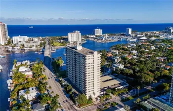 Marine Tower at Las Olas and the Intracoastal waterway