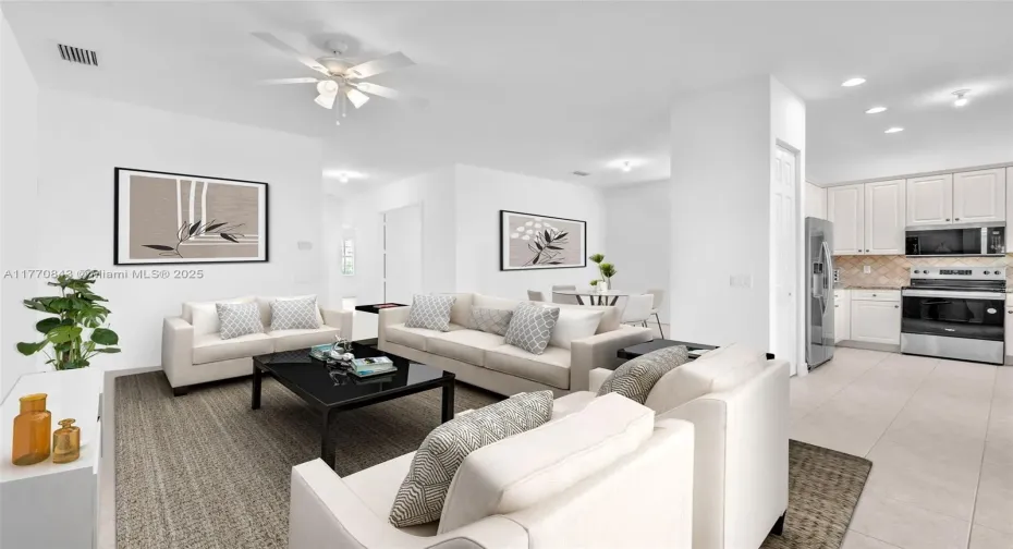VIRTUAL STAGED Social areas