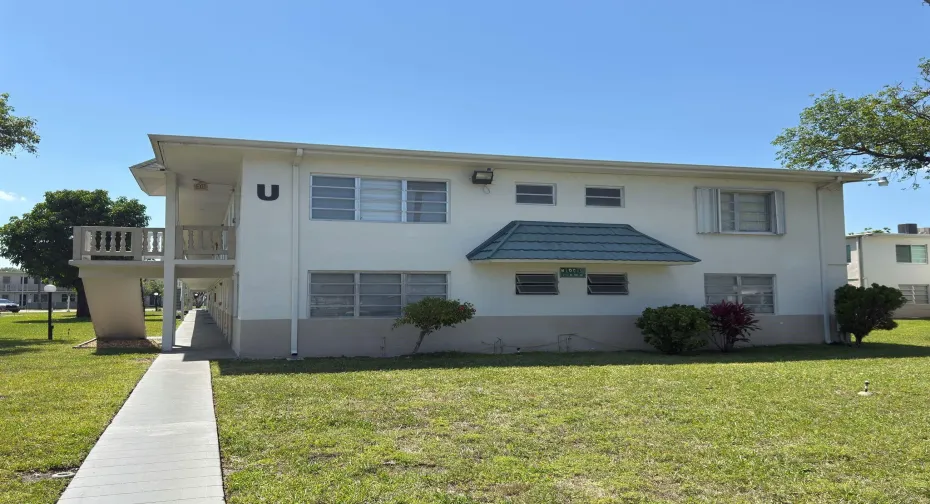 Building U, the unit is located in this corner , second floor in front of the up stair.Has a great view