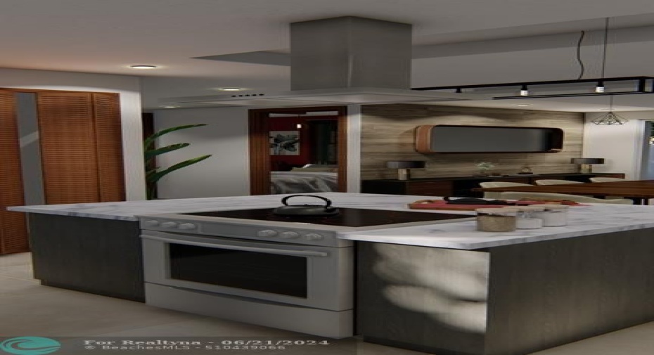 GOURGEOUS SLICK KITCHEN ISLES