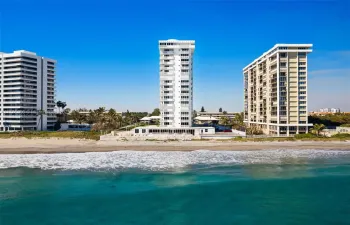 VIEW OF THE BUILDING FROM THE OCEAN!