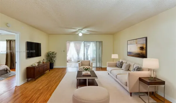 Room is virtually staged