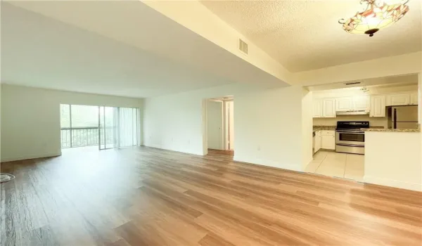 Dining, Living Rooms and Kitchen