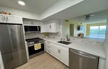 Modern Open Kitchen with an Eating Counter