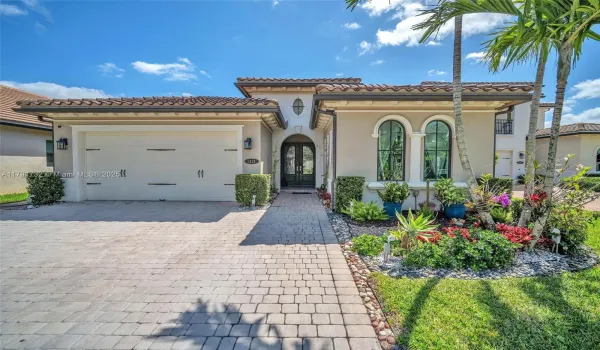 Lush Front with Orchid Adorned Palms