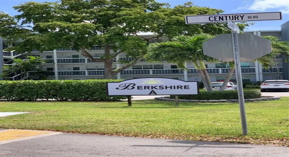Front Entrance into Berkshire A.