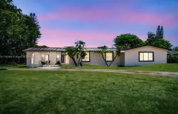 landscaping is virtually staged