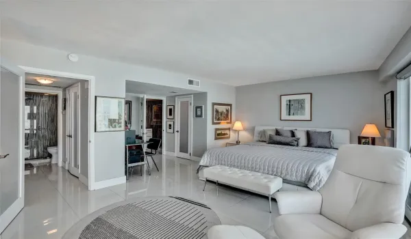 Spacious Bedroom with Ocean View