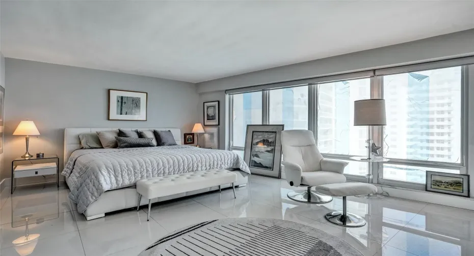 Spacious Bedroom with Ocean View