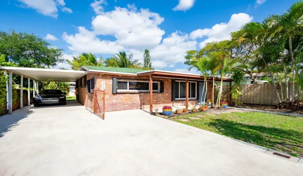 The home is nestled back but provides much more space than you would expect.